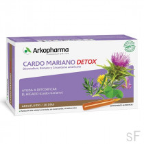 Arkofluido Cardo Mariano Detox 20 ampollas / Arkopharma