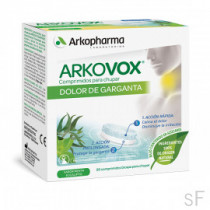 Arkovox dolor de garganta Menta Eucalipto 20 comprimidos