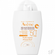 Avene Fluido Mineral SPF50+ Pieles intolerantes 40 ml