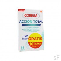 Corega Acción total 36 tabletas limpiadoras