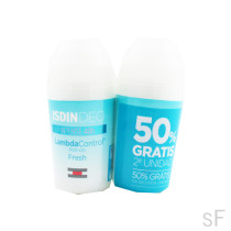 Duplo Isdin Deo LambdaControl desodorante roll-on Fresh 48 horas 50ml