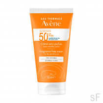 Avene Solar Crema Pieles secas SIN PERFUME SPF50+ 50 ml