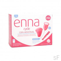 Enna Cycle Copa menstrual TALLA S 2 unidades y aplicador