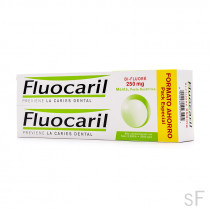 Fluocaril Bi-Fluore Pasta Dentífrica anticaries Sabor Menta 2 x 125 ml