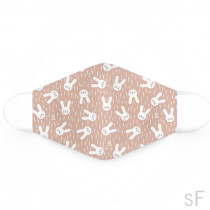 Mascarillas de tela 6-10 años Hygge rosa 2 uds Suavinex