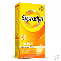 Supradyn Energy Multivitaminas 30 Comprimidos Efervescentes