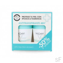 DUPLO Vichy Desodorante Tratamiento Anti-transpirante 48 h Sin alcohol 2 x 50 ml