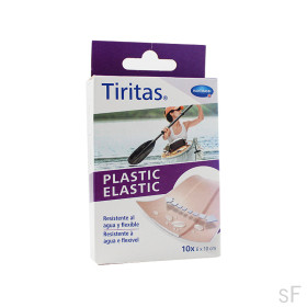 Tiritas Plastic Elastic Apósito Adhesivo 10 uds (6 cm x 10 cm)