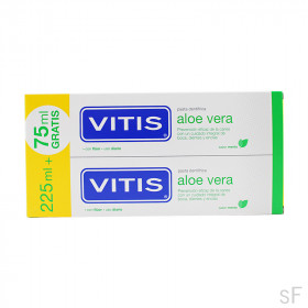 Duplo Vitis Aloe Vera Pasta dentífrica sabor menta 2 x 150 ml