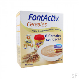 FontActiv Cereales / 8 Cereales con Cacao 20 raciones