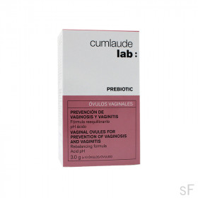 Cumlaude Lab Prebiotic Óvulos Vaginales Prevención Vaginosis 10 uds