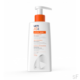 Leti AT4 Gel de baño Piel atópica 250 ml