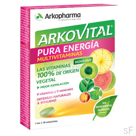 Arkovital Pura Energía Multivitaminas 30 comprimidos Arkopharma