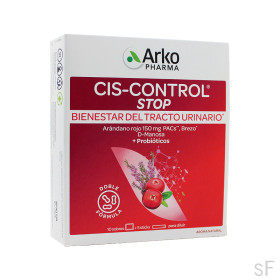 Ciscontrol STOP Bienestar urinario 10 sobres + 5 sticks Arkopharma