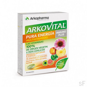 Arkovital Pura energía Inmunoplus Multivitaminas 30 comp Arkopharma