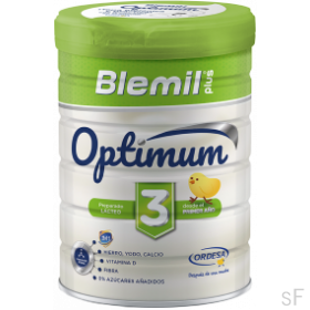 Blemil plus Optimum 3 Leche de crecimiento Sin aceite de palma 800 g