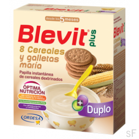 Blevit Plus Duplo 8 Cereales y Galletas María 600 g