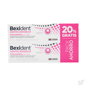 Duplo Bexident Dientes Sensibles Pasta Dentífrica 2 x 75 ml Isdin