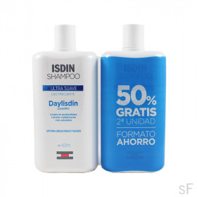 Duplo Isdin Daylisdin Ultra Suave Champú 2 x 400ml