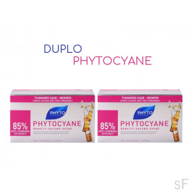 Duplo Phytocyane Tratamiento Anticaída  / Phyto 2 x 12 ampollas 