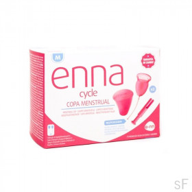 Enna Cycle Copa menstrual TALLA M 2 unidades y aplicador
