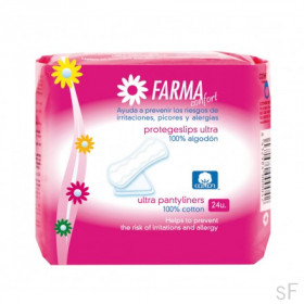 Protegeslips Ultra 100% algodón - FarmaConfort (