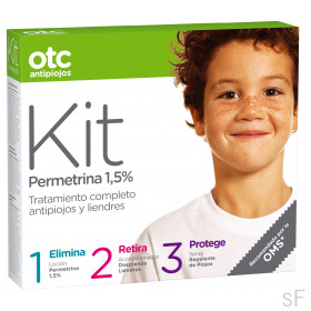 OTC Kit Antipiojos Loción+Acondicionador+Repelen