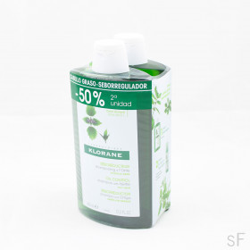 Duplo Klorane Champú Ortiga 2 x 400 ml