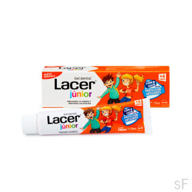 Lacer Junior Gel Dental Sabor Fresa 75 ml