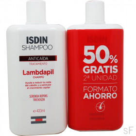 DUPLO Isdin Lambdapil Champú anticaída 2 x 400ml