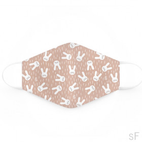 Mascarillas de tela 6-10 años Hygge rosa 2 uds Suavinex