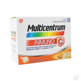 Multicentrum Inmuno C Sabor naranja 28 sobres 
