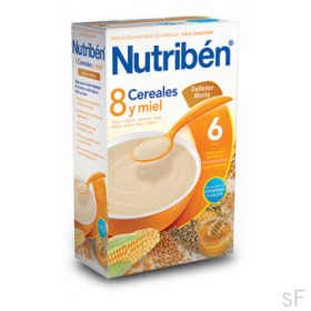 Nutriben 8 Cereales con Miel Galletas María 600 g