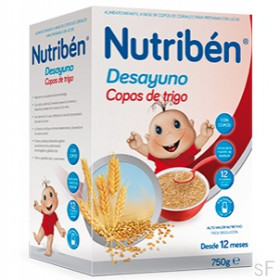 Nutriben Desayuno Copos de Trigo 750 g