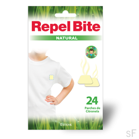 Repel Bite Natural Parches Citronela 24 uds