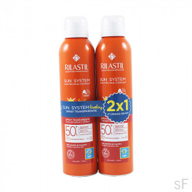 2X1 Rilastil Sun System Baby Spray Transparente SPF50+ 200 ml