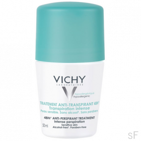 Vichy Desodorante Tratamiento Anti-transpirante 48h Transpiración intensa Roll on 50 ml