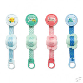Suavinex Broche pinza Wanderlust con protegetetinas