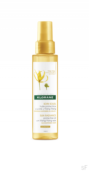 Cuidado y Sol Aceite protector a la cera de Ylang-Ylang - Klorane (100 ml)