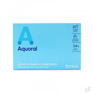 Aquoral Gotas oftálmicas lubricantes Monodosis 20 unidades 