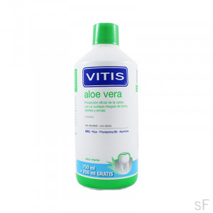 Vitis Aloe Vera Colutorio Sabor menta 750 ml + 250 ml GRATIS