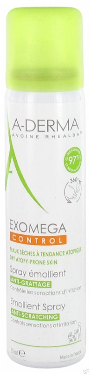 Aderma Exomega Control Spray Emoliente Anti-rascado 50 ml