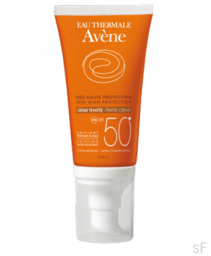 Avene Crema coloreada SPF50+ + REGALO Máscara de pestañas