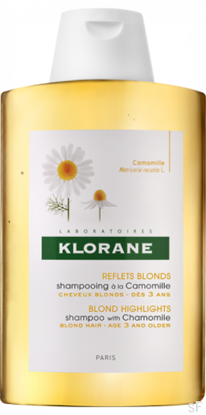 Klorane Champú Camomila para cabello rubio 400 ml