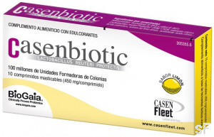 Casenbiotic Sabor Limón 10 Comprimidos Masticables