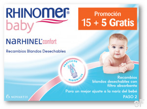 Narhinel Confort Recambios Blandos 20 uds