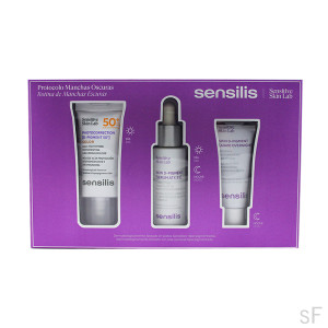 PACK Sensilis Skin D-Pigment Crema solar + Serum ATX + Tratamiento AHA10