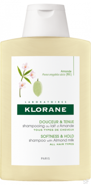 Klorane Champú Volumen con leche de Almendras 400 ml