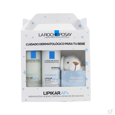 Pack La Roche Posay LipikarAP+ crema de ducha Syndet 400ml + bálsamo 400ml + REGALO