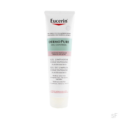 Eucerin Dermopure Gel limpiador concentrado Manchas acné 150 ml